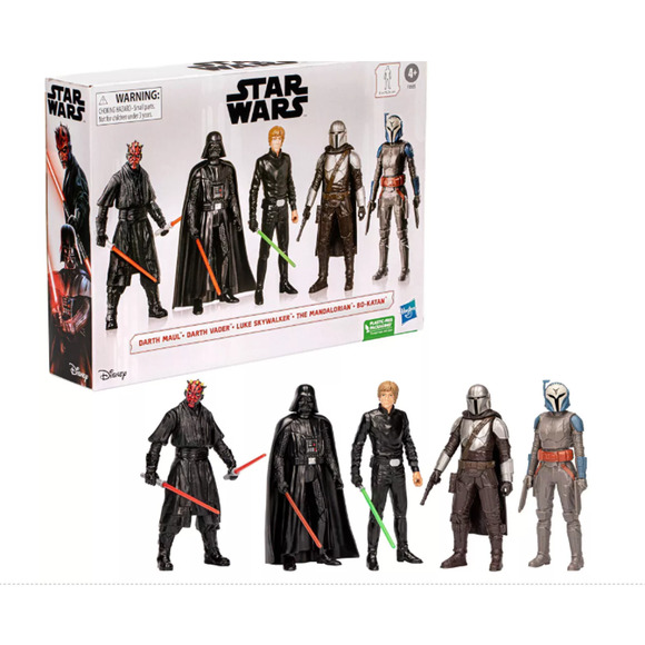 Hasbro Other - Star Wars Heroes & Villains Across the Galaxy 6" Action Figure Set - 5pk